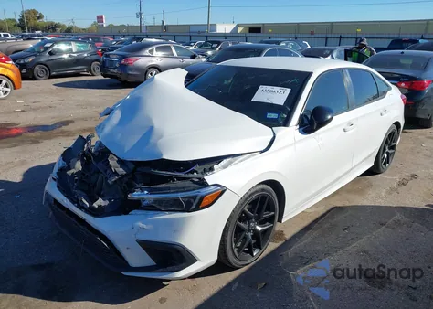 2022 Honda Civic Sport z USA, uszkodzony, nr VIN 2HGFE2F50NH603528